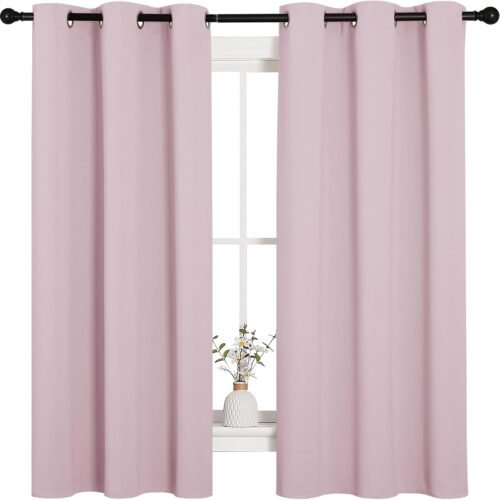 Nursery Essential Thermal Insulated Solid Grommet Top Blackout Curtains/Drapes